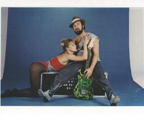 1982 mit Mike Samballo (Flashdance)